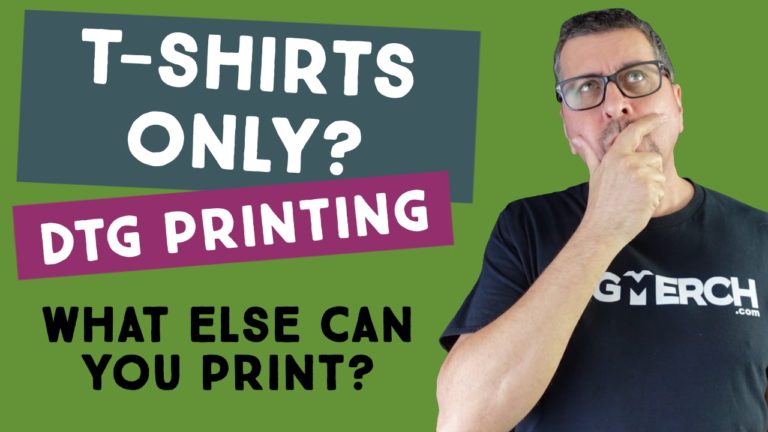 Which articles can you print with Direct to Garment Printing (DTG)?